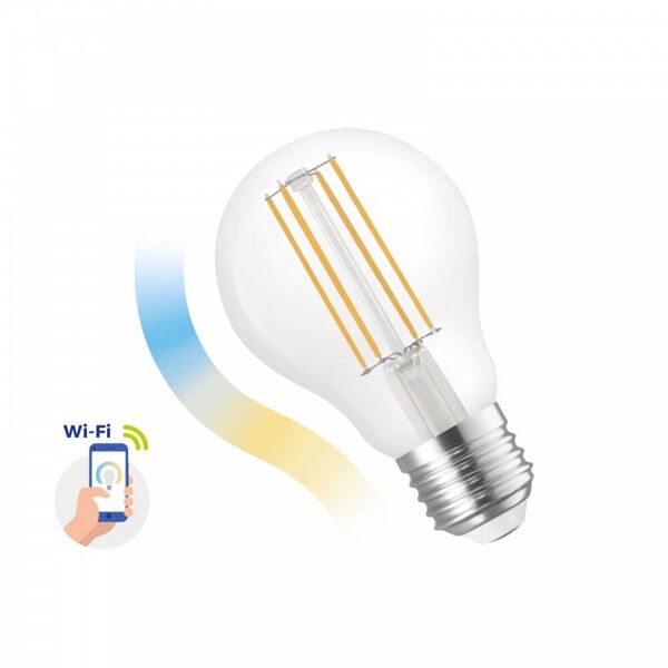 spectrum led lampada led e27 a filamento 5w smart cct wifi - amazon alexa e google home