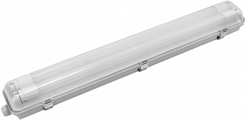 leddiretto plafoniera ip66 per 2 tubi led 60cm - (unilaterale) - serie professional