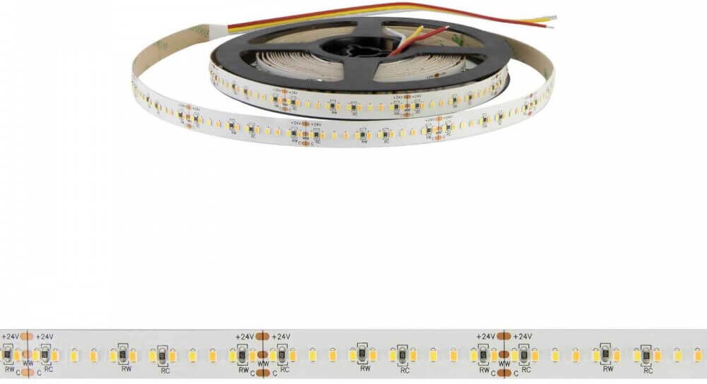 leddiretto striscia led professional cct (bianco variabile) 2216/240 - ip20 - 18w/m - 5m - 24v