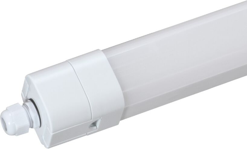 leddiretto plafoniera led stagna 120cm 36w, 120lm/w, ik08, ip66, cct, osram driver