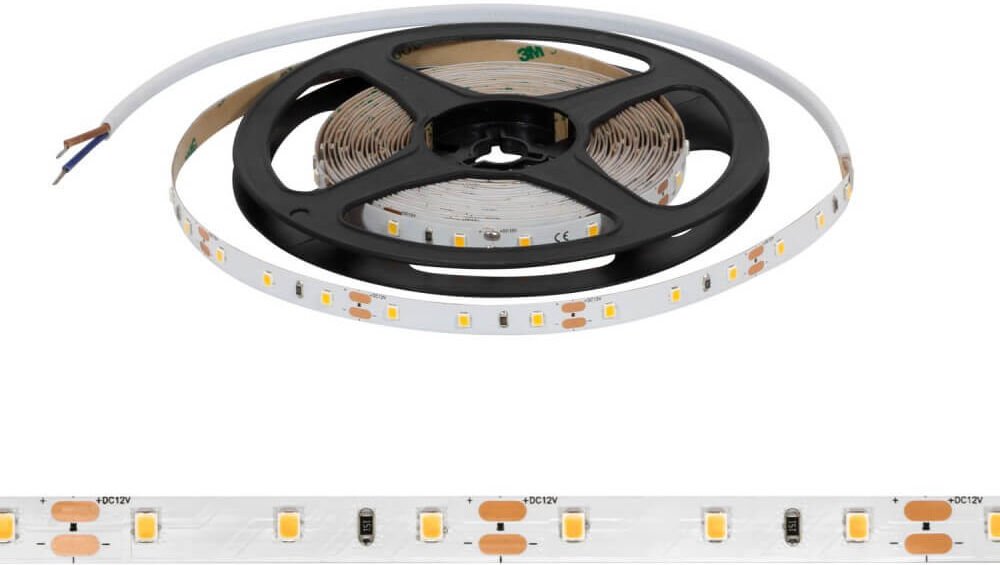 leddiretto striscia led 2835/60, 12v, 6w/m, ip20, 5m