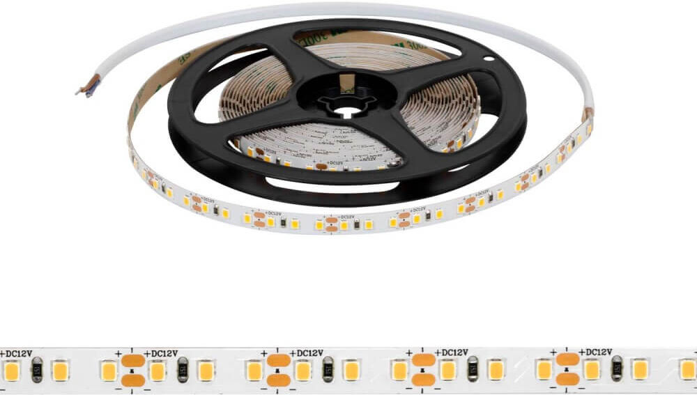 leddiretto striscia led 2835/120, 12v, 12w/m, ip20, 5m