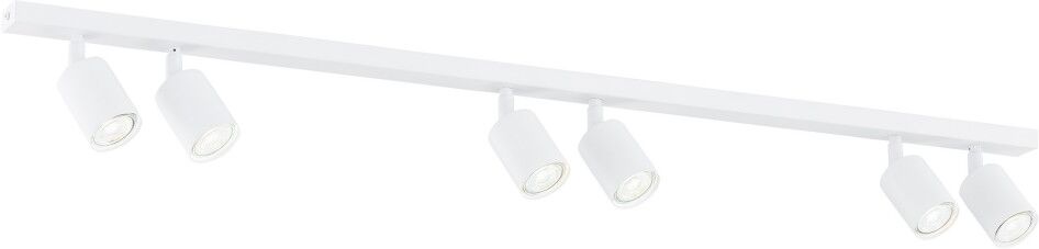 emibig lighting lampadario da soffitto flash 6 white gu10