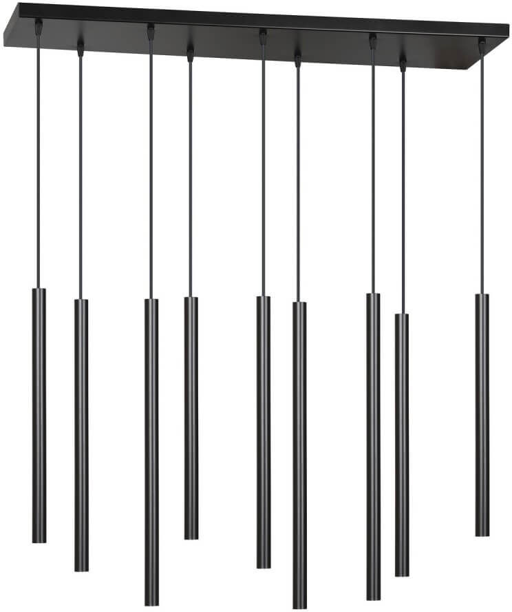 emibig lighting lampada a sospensione selter 9 black, white e gold