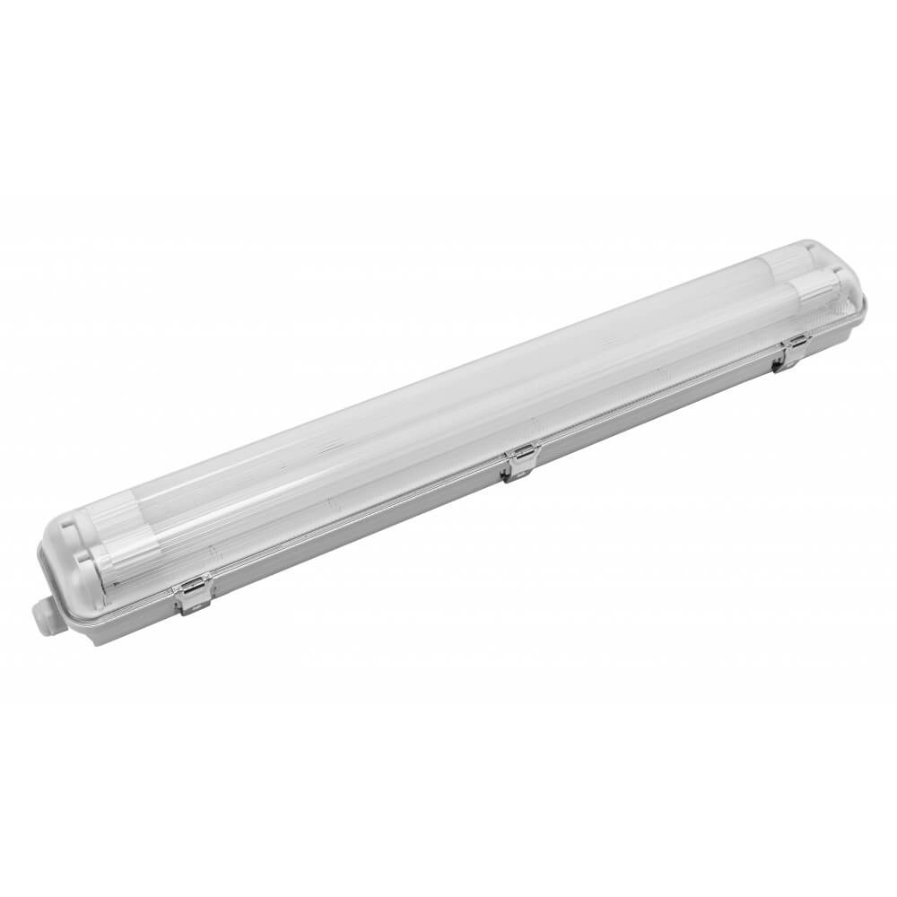 LEDDIRETTO Plafoniera IP66 per 2 tubi LED 60cm - (Unilaterale) - Serie Professional