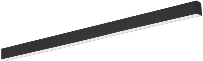 LEDDIRETTO Lampada Lineare LED a Soffitto 55W 150cm Nera, PHILIPS driver CCT