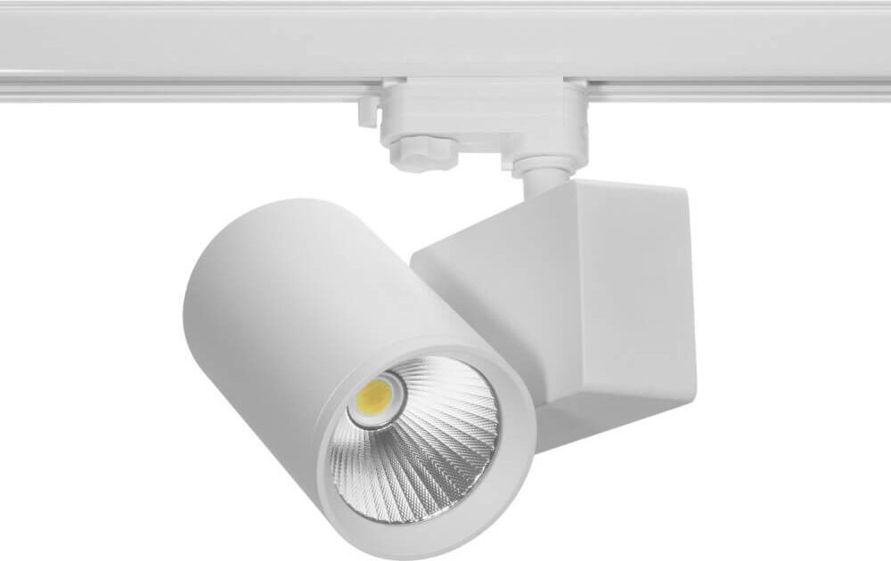 LEDDIRETTO Faro LED 42W per Binario Trifase CRI92, 125lm/W, 36°/60°, PHILIPS - Bianco Variabile