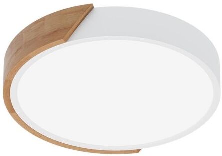 LEDDIRETTO Plafoniera LED Rotonda 18W CCT, Ø300mm, Legno/Bianco - OSRAM LED