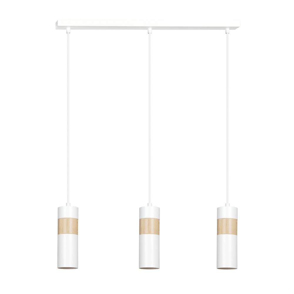 EMIBIG lighting Lampadario a sospensione AKARI 3 WHITE