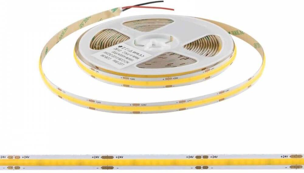 LEDDIRETTO Striscia LED Professional COB - IP20 - 15W/m - 5m - 110lm/W - CRI92 - 24V