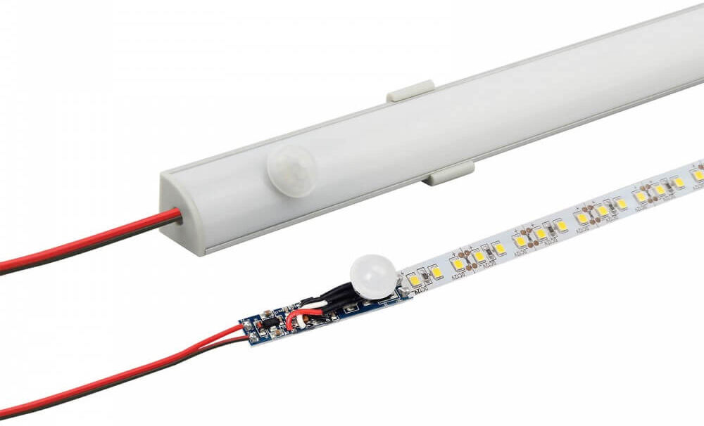 LEDDIRETTO Sensore di Movimento per Profili e Strisce LED 12V e 24VDC 8A