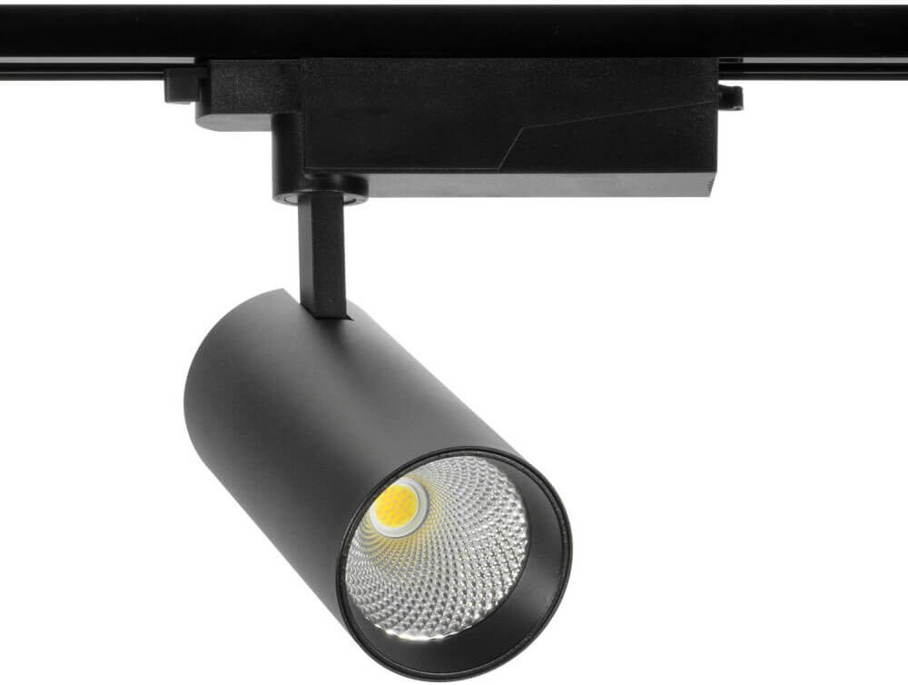 LEDDIRETTO Faro LED 40W Dimmerabile Triac, Binario Monofase 38°/60° Nero, CCT, CRI92