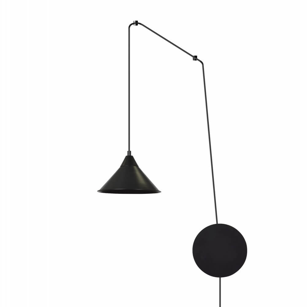 EMIBIG lighting Piantana a Sospensione ABRAMO 1 BLACK