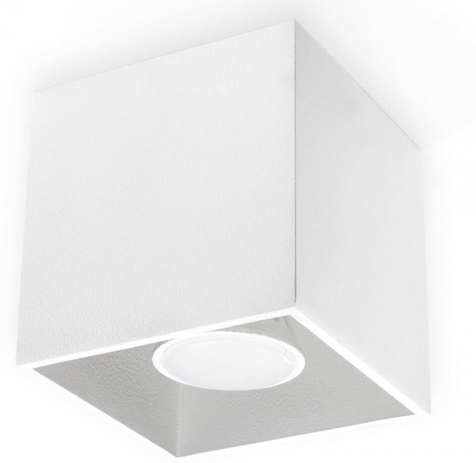 SOLLUX Plafoniera QUAD 1 White da soffitto