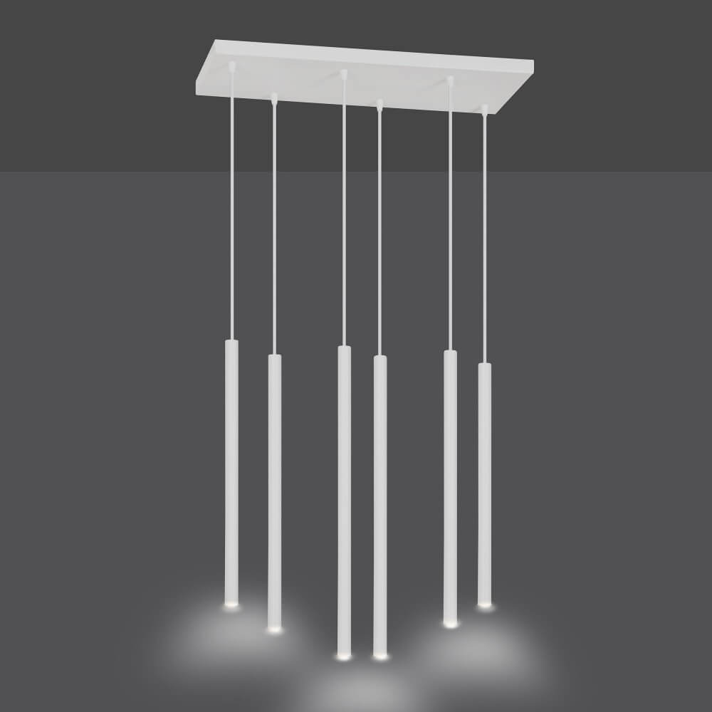 EMIBIG lighting Lampadario a sospensione SELTER 6 WHITE