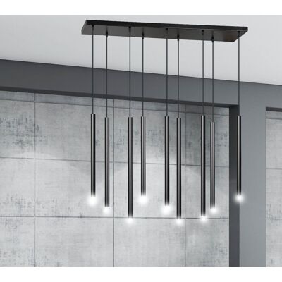 EMIBIG lighting Lampada a Sospensione SELTER 9 BLACK WHITE e GOLD EMIBIG lighting Lampada a Sospensione SELTER 9 BLACK WHITE e GOLD
