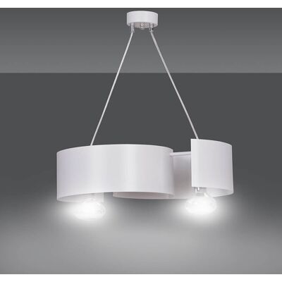 EMIBIG lighting Lampadario a Sospensione VIXON 2 WHITE o Black EMIBIG lighting Lampadario a Sospensione VIXON 2 WHITE o Black
