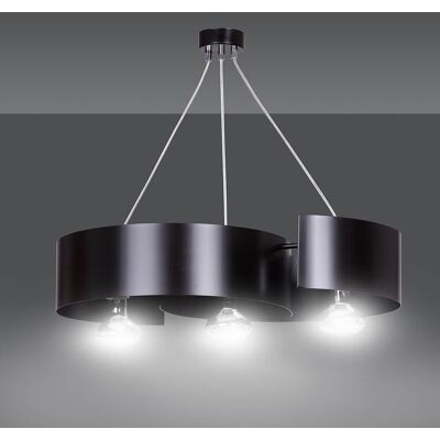 EMIBIG lighting Lampadario a Sospensione VIXON 3 White o Black EMIBIG lighting Lampadario a Sospensione VIXON 3 White o Black