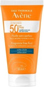 Avene Solare Fluido Spf50+ Senza Profumo 50 ml