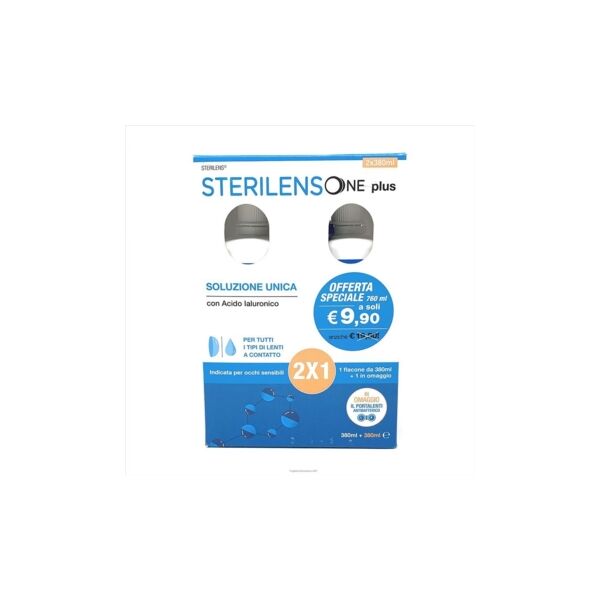 eurospital sterilens one plus soluzione unica lenti a contatto 380 ml bipacco