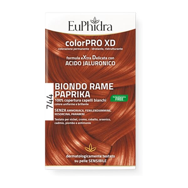 zeta farmaceutici euphidra colorpro xd 744 biondo rame paprika