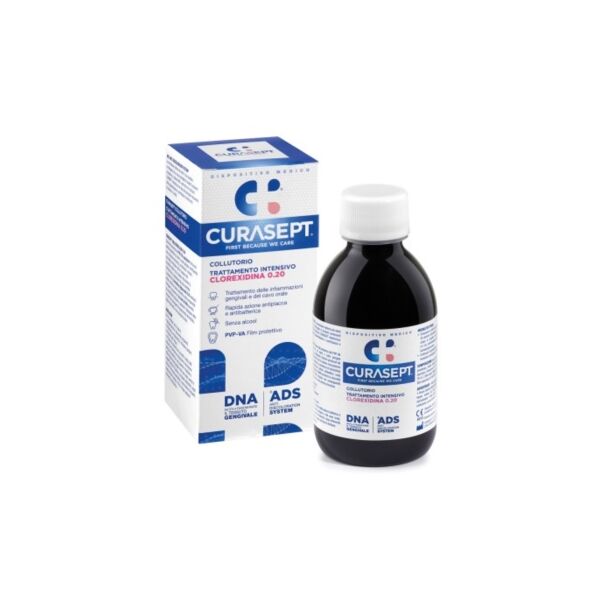 curasept collutorio trattamento intensivo clorexidina 0,20 ads + dna 200 ml