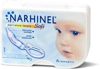 narhinel aspiratore muco nasale + 2 ricambi soft