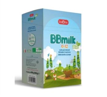 Steve jones srl BBMilk 0-12 bio Latte in Polvere 2 buste 400 grammi