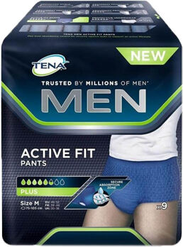 Tena Men Pants Active Fit M 9p