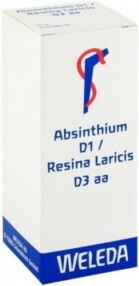 Weleda Absinthium D1 resina Laricis D3 50 ml gocce