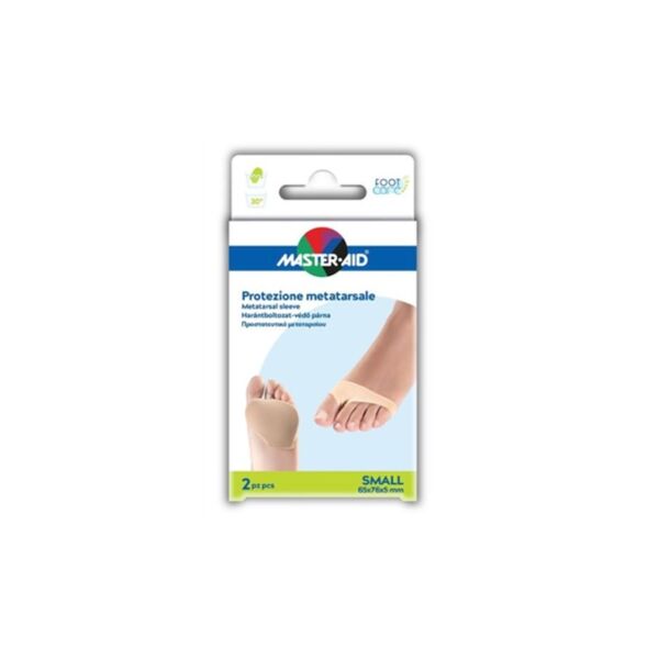 pietrasanta pharma spa master-aid foot care protezione metatarsale in gel e tessuto taglia small 2 pezz