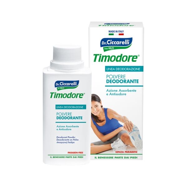 dr. ciccarelli timodore polvere deodorante assorbente antisudore 75 g