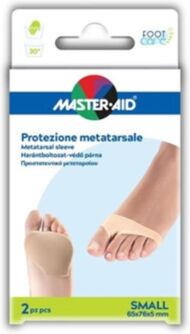 pietrasanta pharma spa master-aid foot care protezione metatarsale in gel e tessuto taglia small 2 pezz