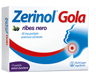 Sanofi Srl Zerinol Gola Ribes 20 Mg Pastiglie 18 Pastiglie In Blister Alu/Alu