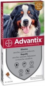 bayer spa (div.sanita'animale) bayer advantix spot on per cani 40-60kg