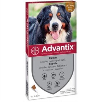 Bayer spa (div.sanita'animale) Bayer Advantix Spot On Per Cani 40-60kg