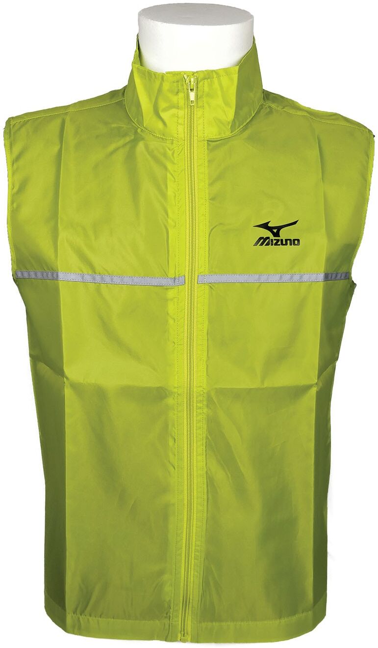 Mizuno Gilet Running Verde Fluo Unisex