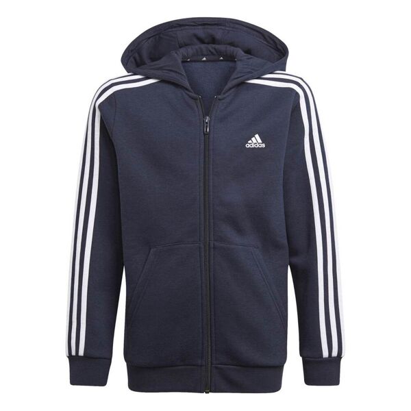 adidas boys essentials 3s full-zip hoodie