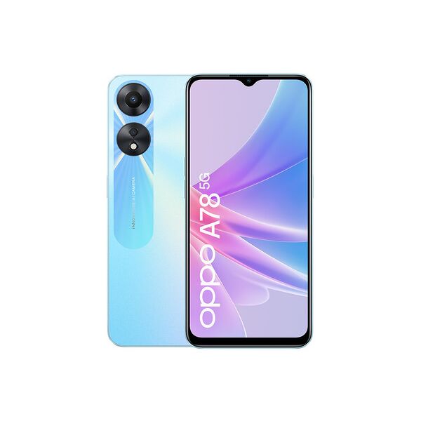 oppo a78 5g smartphone ai doppia fotocamera 50+2mp, display 6.56'' lcd