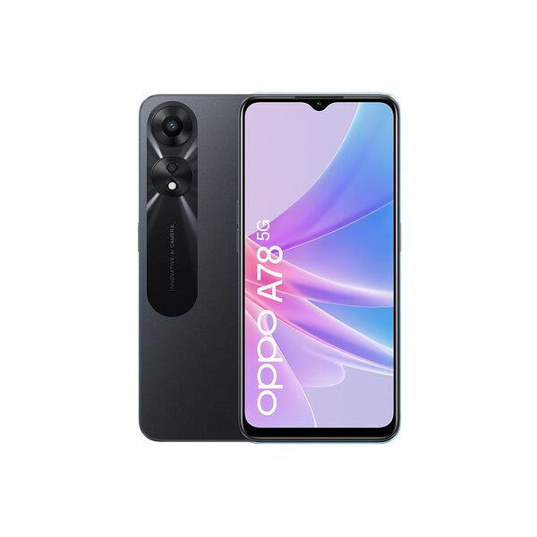 oppo a78 5g smartphone ai doppia fotocamera 50+2mp, display 6.56'' lcd