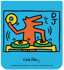 Samsung Keith Haring Flipsuit Card per Galaxy Z Flip5 Flipsuit Case