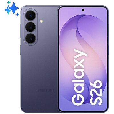 Samsung Galaxy S26 Smartphone AI, 512GB, Processore avanzato, Assistente Foto, Creative Studio, Camera 50 MP, 4300 mAh, Cobalt Violet Samsung Galaxy S26 Smartphone AI, 512GB, Processore avanzato, Assistente Foto, Creative Studio, Camera 50 MP, 4300 mAh, Cobalt Violet