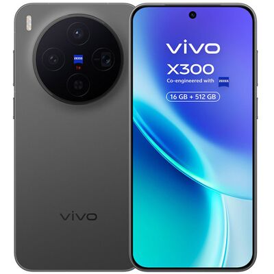 Vivo X300 16 cm (6.31'') Doppia SIM Android 16.0 5G USB tipo-C 16 GB 512 GB 5360 mAh Nero Vivo X300 16 cm (6.31'') Doppia SIM Android 16.0 5G USB tipo-C 16 GB 512 GB 5360 mAh Nero