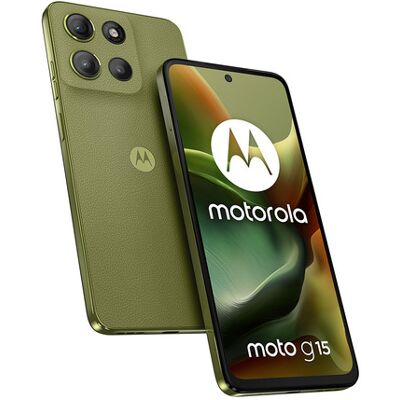 Motorola moto g15 17,1 cm (6.72'') Doppia SIM Android 15 4G USB tipo-C 8 GB 256 GB 5200 mAh Verde Motorola moto g15 17,1 cm (6.72'') Doppia SIM Android 15 4G USB tipo-C 8 GB 256 GB 5200 mAh Verde