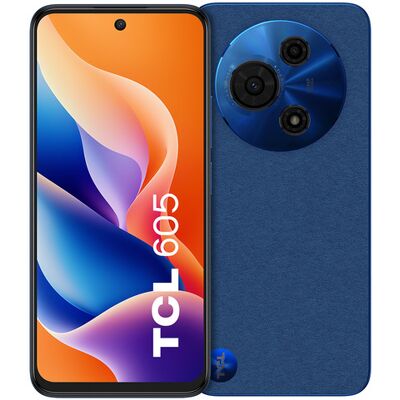 TCL 605 16,9 cm (6.67'') Doppia SIM Android 15 4G USB tipo-C 8 GB 256 GB 5200 mAh Blu TCL 605 16,9 cm (6.67'') Doppia SIM Android 15 4G USB tipo-C 8 GB 256 GB 5200 mAh Blu