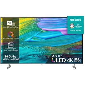 Hisense ULED Series TV Mini-LED QLED Ultra HD 4K 55'' 55U6KQ Smart TV,