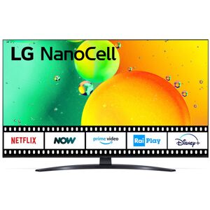 LG NanoCell 43'' Serie NANO76 43NANO766QA 4K Smart TV NOVITÀ 2022