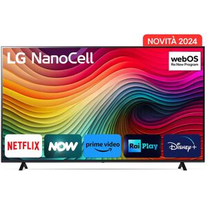 LG NanoCell 75'' Serie NANO82 75NANO82T6B, TV 4K, 3 HDMI, SMART TV 202