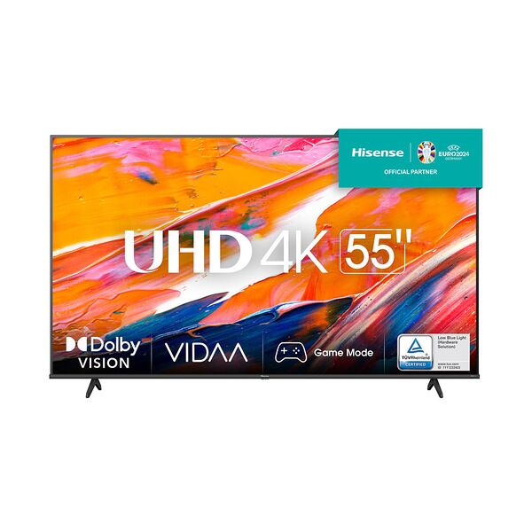 hisense tv led ultra hd 4k 55'' 55a6k smart tv, wifi, hdr dolby vision,