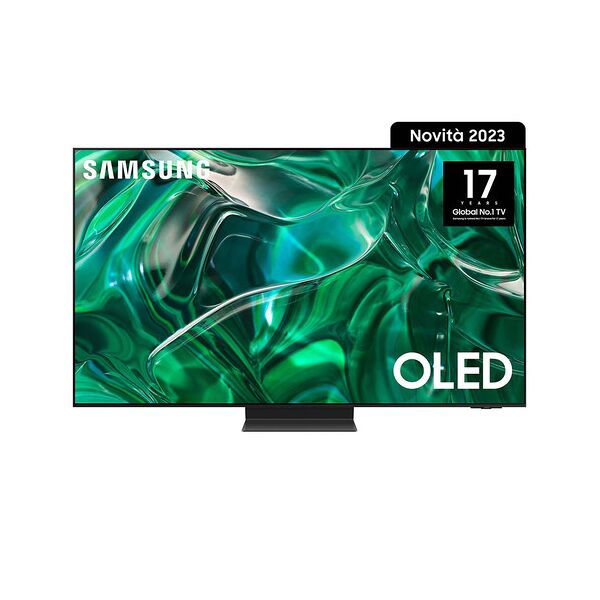 samsung series 9 tv qe77s95catxzt oled 4k, smart tv 77'' processore neu